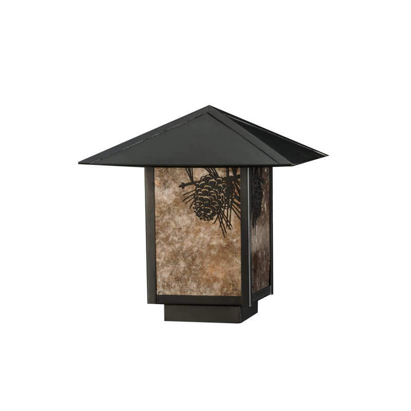 Rustic Lodge 1 - Light Lantern Head, Silver Mica