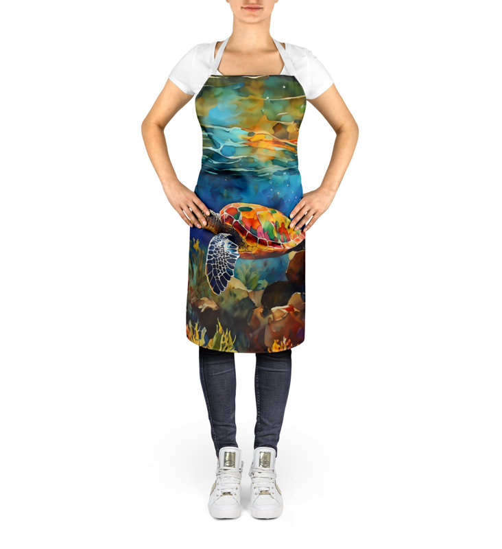 No Pattern Bib Apron