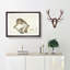 Monkey by Kansetsu Hashimoto - Picture Frame Painting Print-55610434-55610435