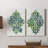 Algae and Azule Motif I-Premium Gallery Wrapped Canvas -Ready to Hang-531766118