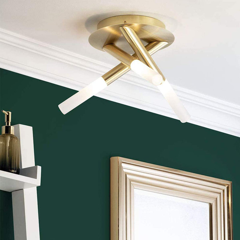 Cosima Glass Spotlight, Brass