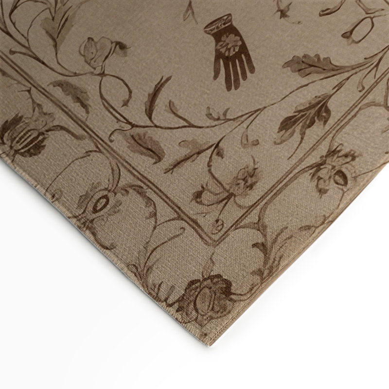 Tapis d'intérieur et d'extérieur brun français