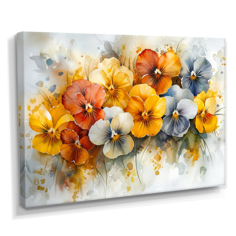 Hutchings - Floral Wall Art, Toile tendue, Ne s’applique pas, H 24 po x l 32 po