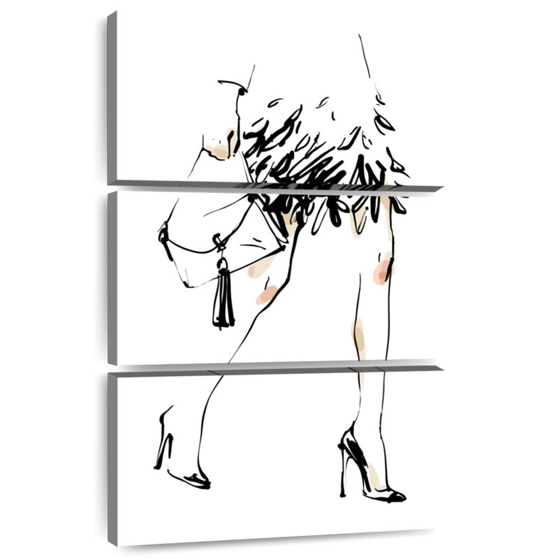 Senne Skirt And Stiletto, 38" H x 24" W