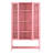 67.25'' Tall Iron Display Cabinet With Glass Door And LED Lights Steel Curio Cabinet For Collectibles Figures Trophies 3-Sided Glass Display Case For Home Office Study Room Stores Playroom-1375453951