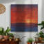 Toile tendue avec châssis de qualité supérieure Fiery Sky II - prête à être accrochée