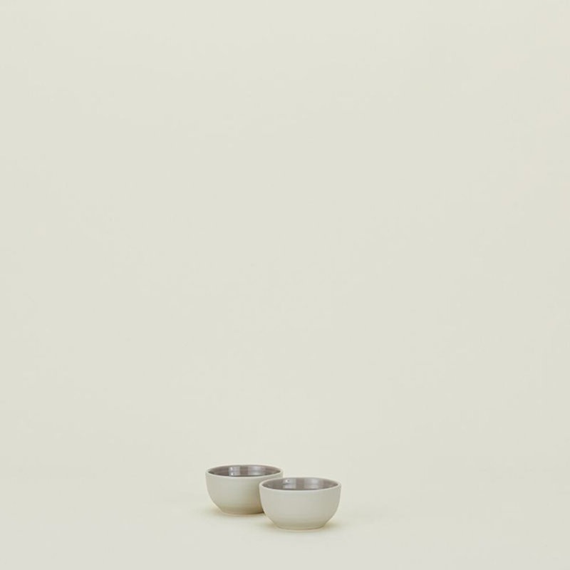 Frej Stoneware Dessert Bowl, Light Gray