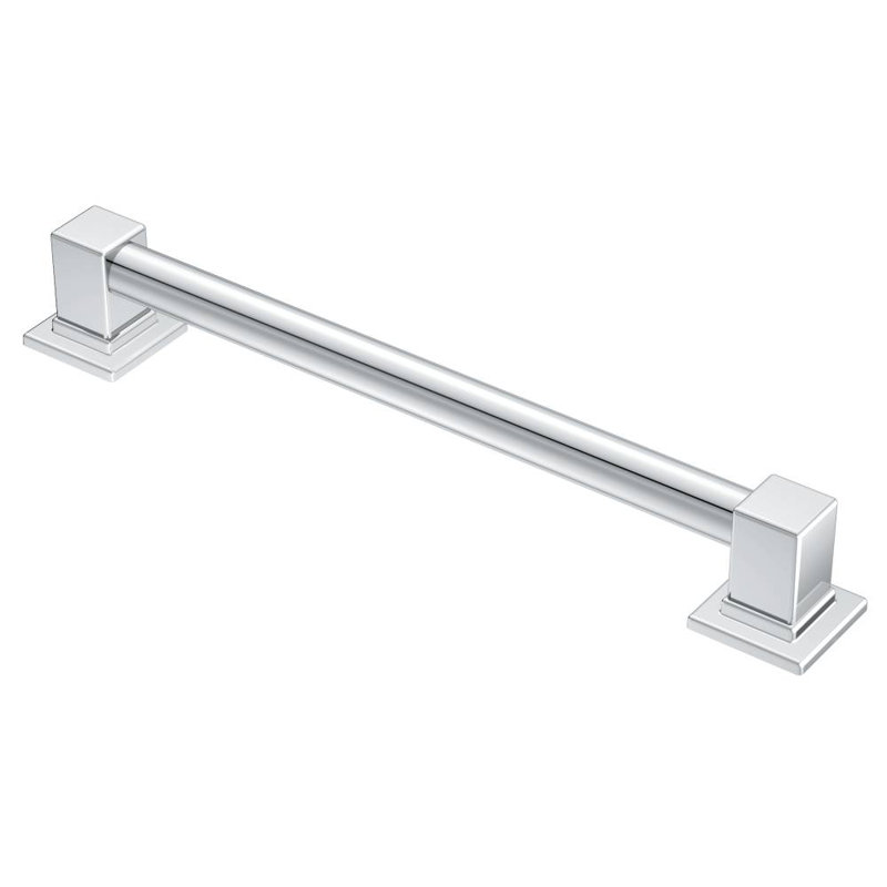 90 Degree 42" Designer Grab Bar, Brushed Nickel, 44.96'' W