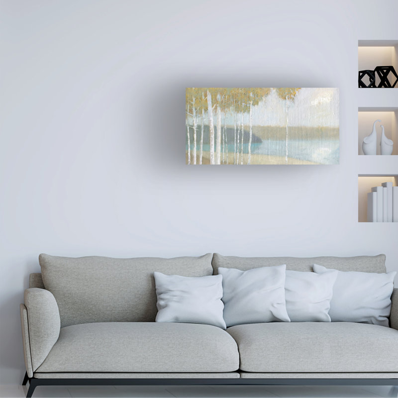  «Wellington Studio Autumn Trees Crop», art mural sur toile, H 24 po x l 47 po