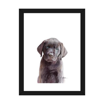 " Chocolate Lab Puppy " by Watercolor Luv