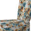 Chaise d'appoint rembourrée Rustic Paisley Gold Turquoise Gardens II