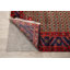 Tapis décoratif en laine de conception unique noué à la main new age koliaei rouge 4 pi 1 po x 6 pi 10 po