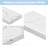 21.25 Inch White Engineered Stone Side Splash Replacement for Bathroom Vanity Top
