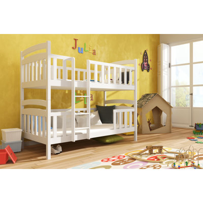 Azaiah Bunk Bed with Built-in Ladder Included