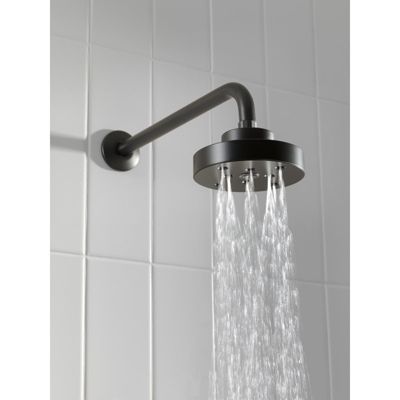 Odin® 5" Linear Round H2OKinetic® Single Function Wall Mount Showerhead