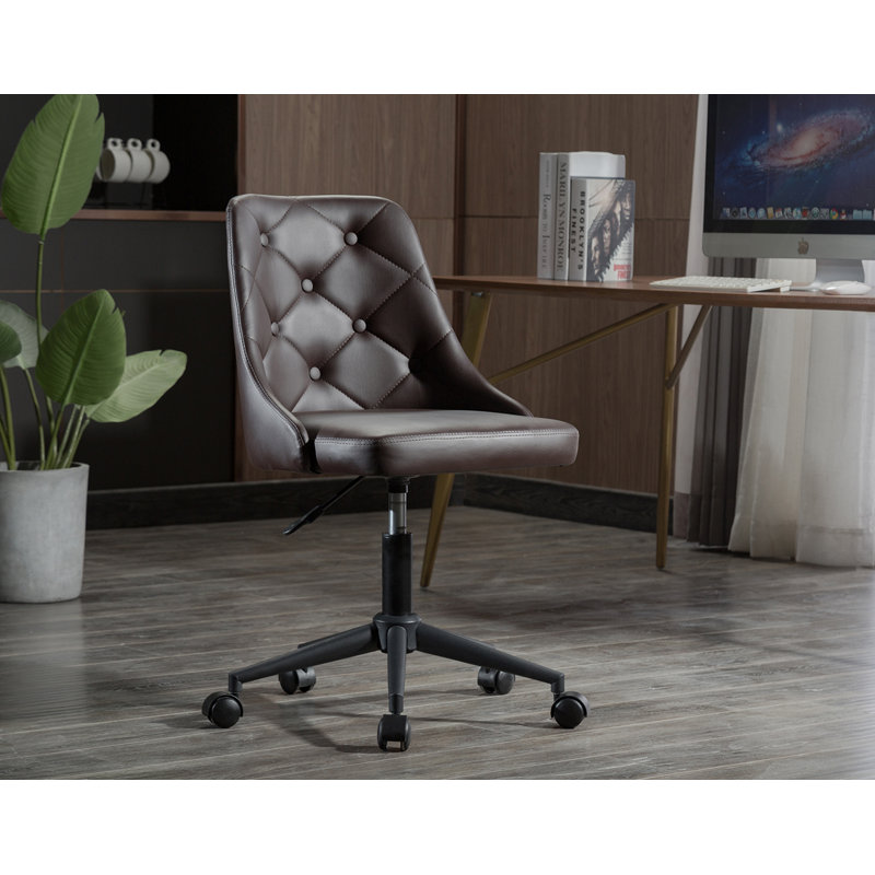 Office Chair, Black, Brown