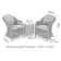 Blais 3 Piece Rattan Lounge Set
