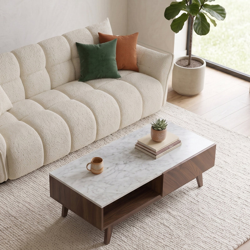CARRARA Coffee Table, Brown