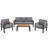 4-Piece Outdoor Patio Conversation Set-1400490243