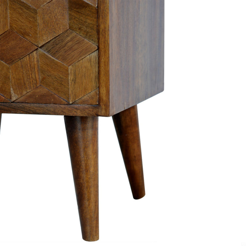Table de chevet Chestnut Cube