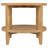 Brown Round Solid Wood Side End Table