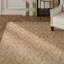 Tapis taupe / beige à motif géométrique Pittenger-19265992