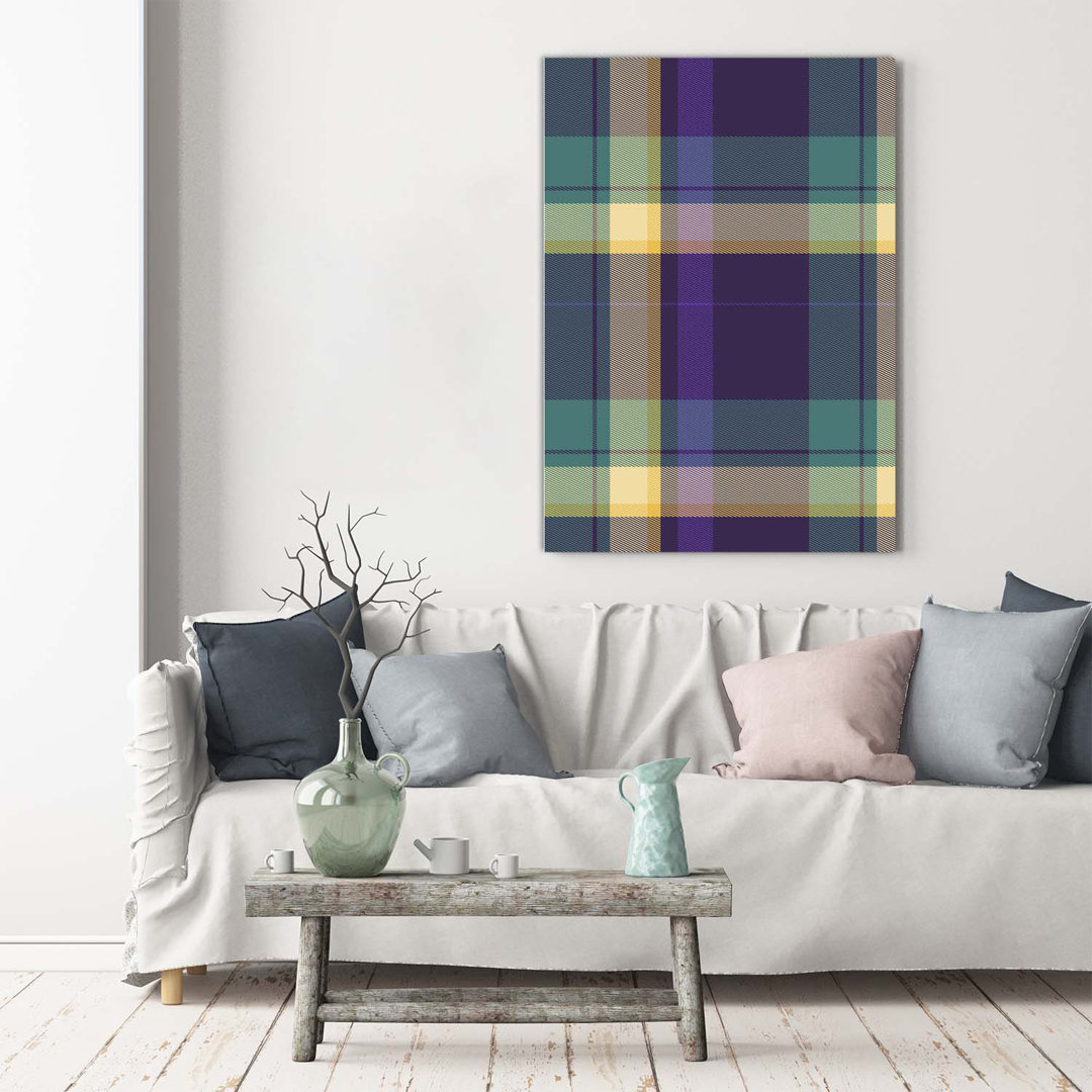 Lattice Texture - Wrapped Canvas Print
