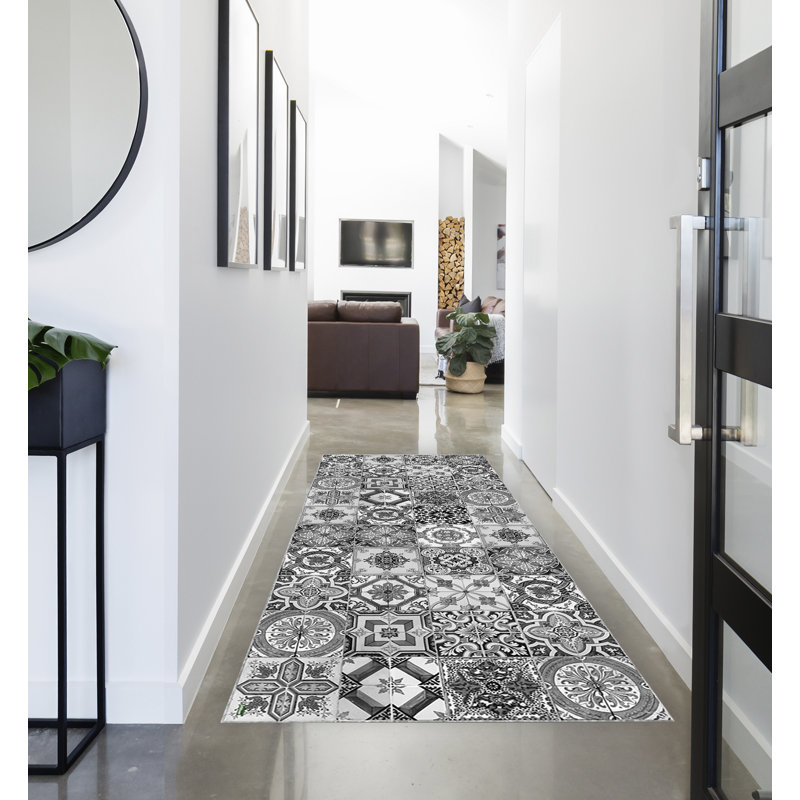 Halona Geometric Area Rug, Runner 78 x 225cm