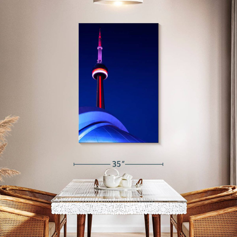 Aime CN Tower Spire Lights, 48" H x 32" W