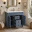 Meuble-lavabo moderne de 91 cm (36 po) avec lavabo, portes à fermeture douce et rangement dissimulé pour une organisation optimale.-305889750-305889745