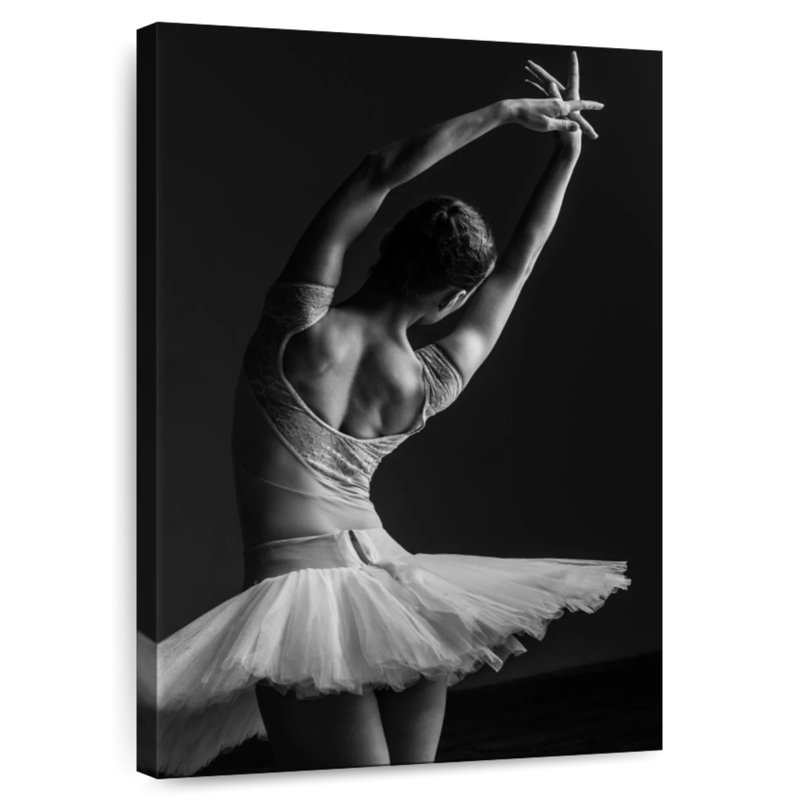 Pose de ballerine, H 51 po x l 34 po