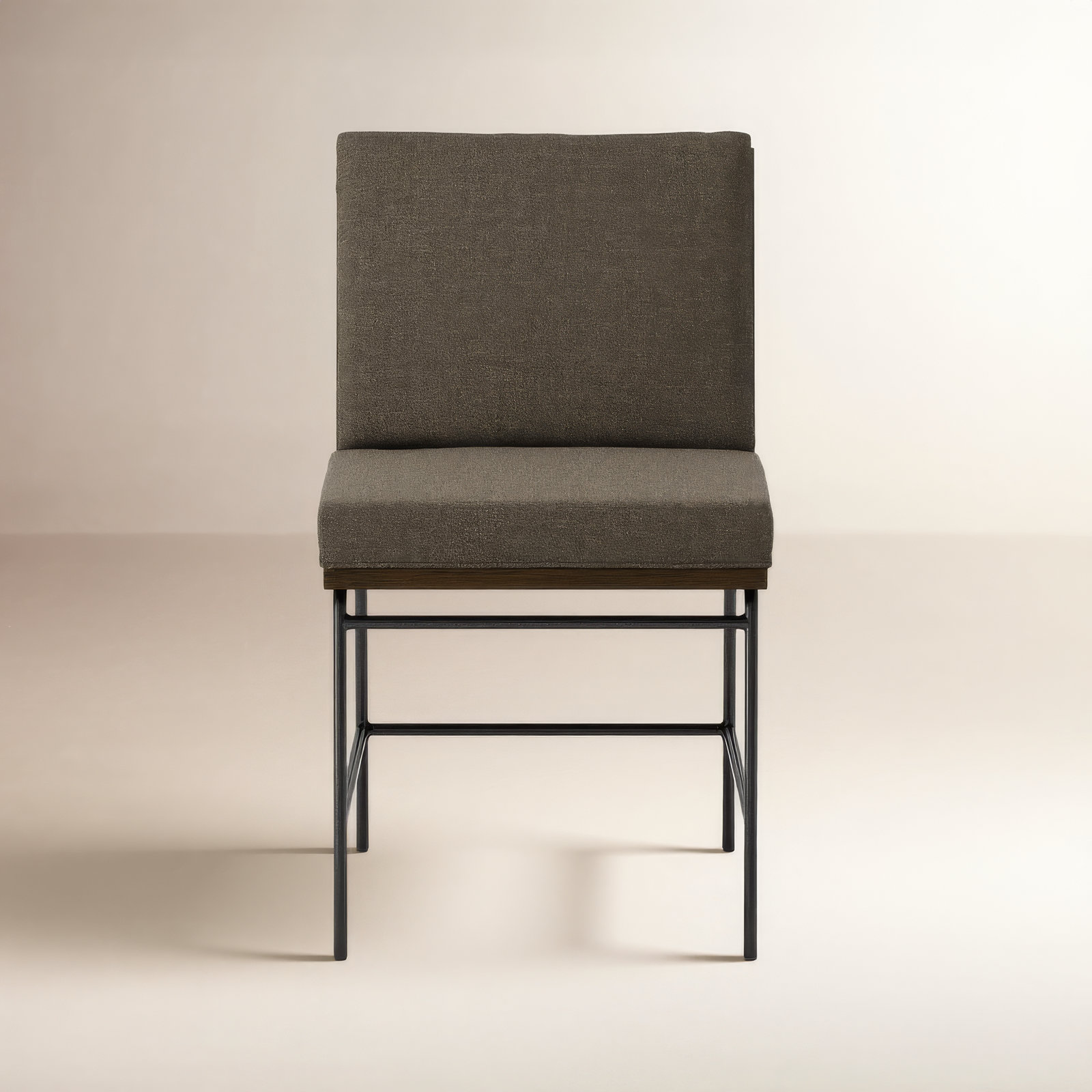 Julep Oak Dining Chair, Landale Charcoal/Sienna Brown Oak