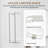 Wall Mounted Bathroom Organizer Bath Towel Holder For Rolled Towels Modern Small Space Bathroom Towel Storage-108043839