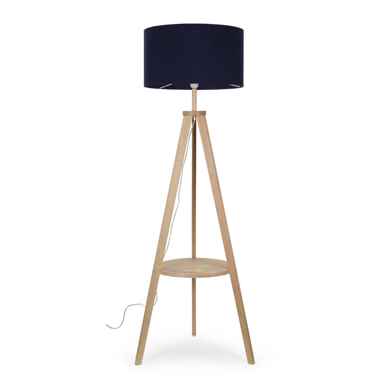 130cm Tripod Floor Lamp, Blue