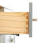 Meuble-lavabo simple 42 po avec plateau en marbre blanc de Carrare Macnair-85364224