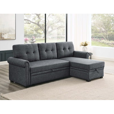 Nyenkan Upholstered L-Shaped Sectional Reversible