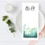 Cartes de menu de mariage imprimables à thème aquarelle forêt, imprimante de bricolage, paquet de 52
