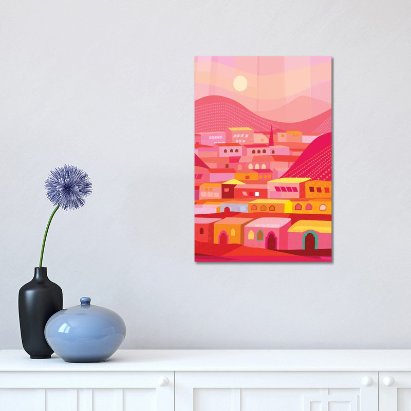 San Miguel Afternoon by Charles Harker - Wrapped Canvas Print, 30.48 cm H x 45.72 cm W