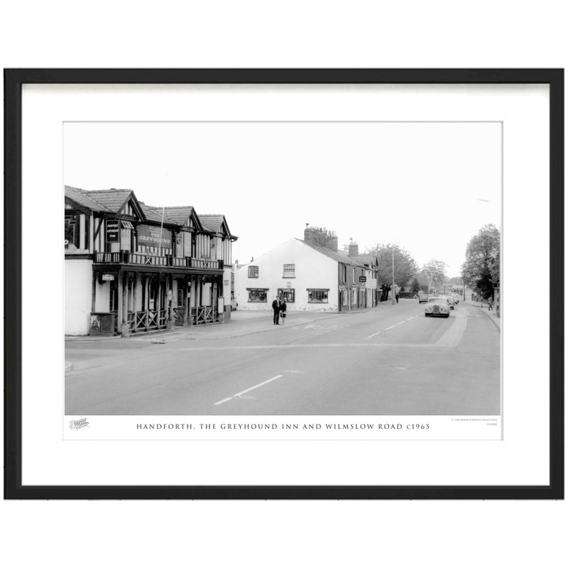 Handforth, the Greyhound Inn and Wilmslow Road C1965 1 Piece Single Picture Frame Wall Art, 28cm H x 36cm W x 2.3cm D