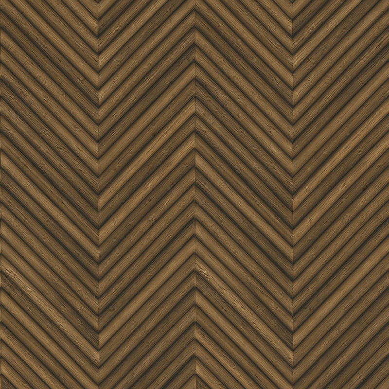 33cmm x 33cm Matte Wallpaper Roll, Dark Brown