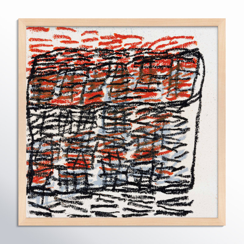 Favorite Season Print by Stephanie Dennis, 24" H x 24" W  x 1.25" D, Maple