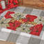  Poinsettia Pine Doormat 1'6''x2'6''
