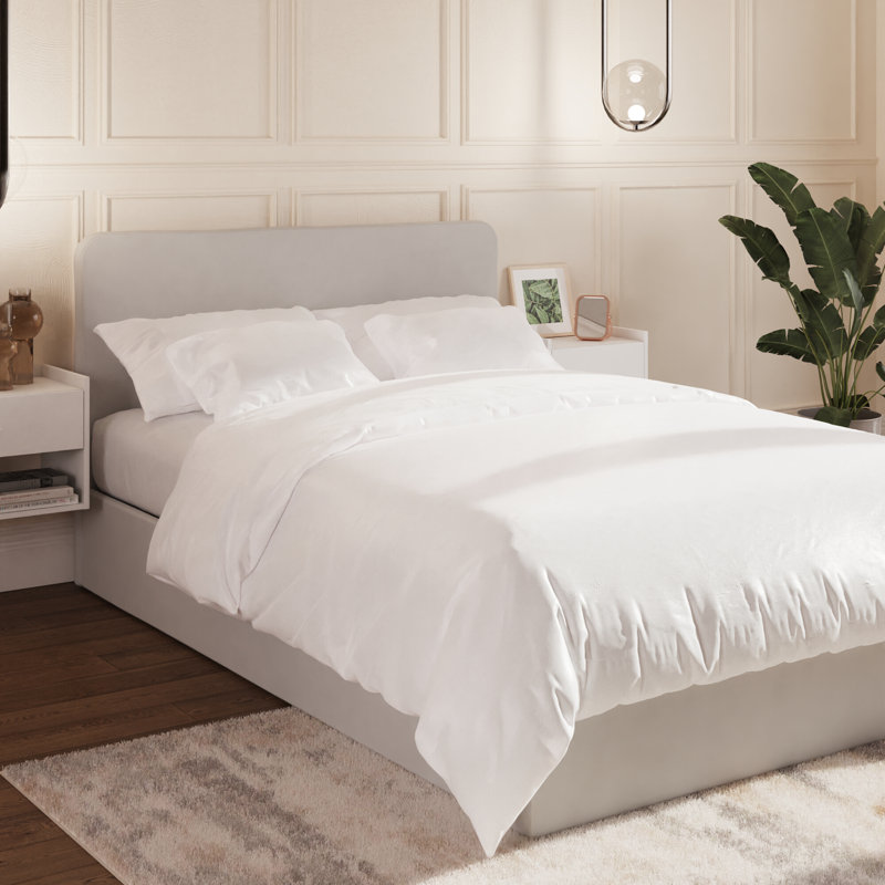 Chiswick Ottoman Bed, Small Double, Soft Grey