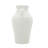 Rustic White Terracotta Tall Vase with Handles