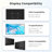Acgam Tds-1 Adjustable Tabletop Tv Stand, Customizable Height, Scratch-free Surface Protection 