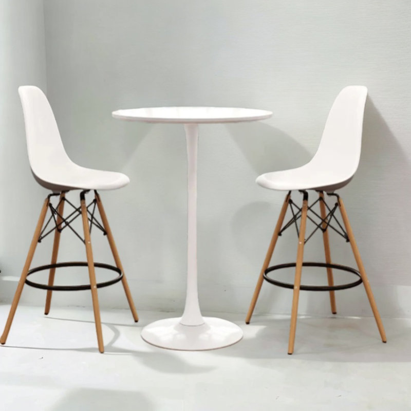 Banush Round Metal Base Dining Table