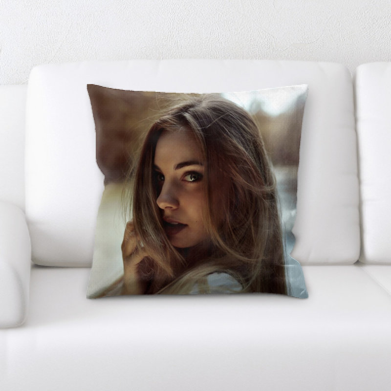 Microsuede Throw Pillow