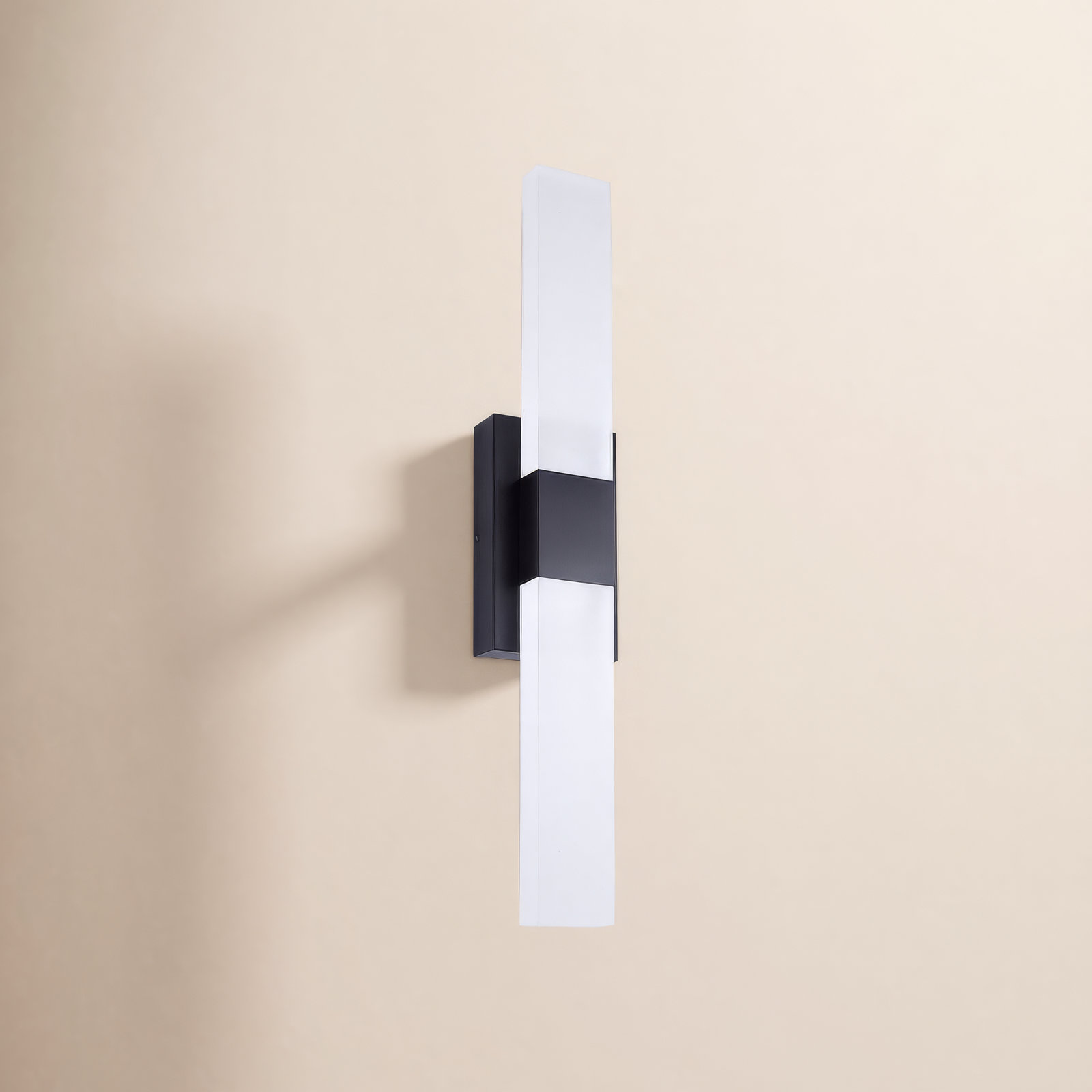 Rosamond 2-Light Bath Bar, Matte Black