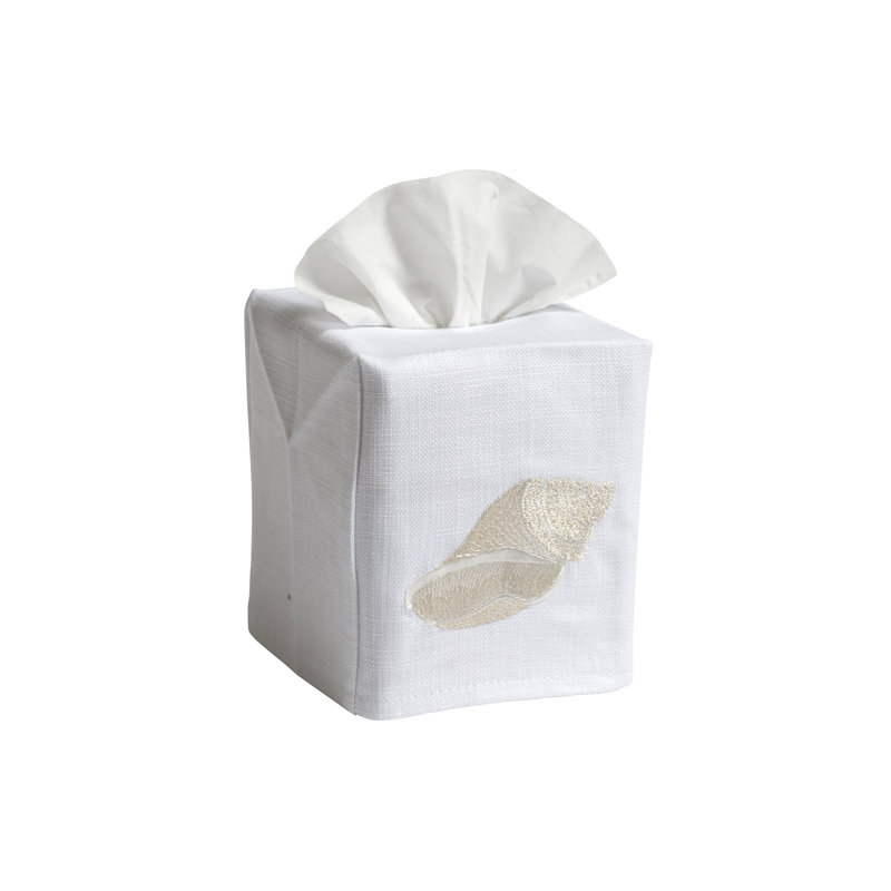 Yosef Tissue Box Cover, Beige