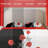Queen Size 9-Piece Red Rose Two-Tone Bedding & Curtain Set (Queen) - Quilted Microfiber Bedspread + Sheer Drapes-117028854